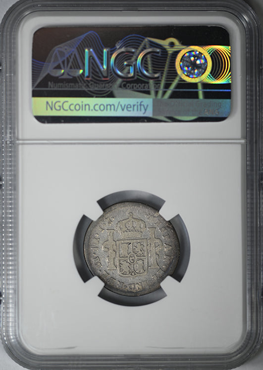 1789 LIMA IJ Peru Real Carolus III NGC AG Details