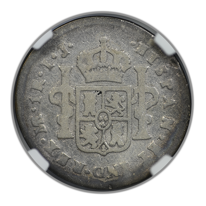 1789 LIMA IJ Peru Real Carolus III NGC AG Details