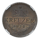 1816A Austria 1K Kreuzer NGC AU58BN