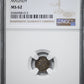 1826 Great Britain Silver 1P Penny Pence Maundy NGC MS62