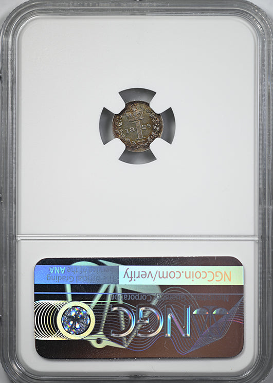 1826 Great Britain Silver 1P Penny Pence Maundy NGC MS62