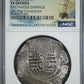 (1598-1641) Mexico 8R Reales Shipwreck Cob NGC VF Details - Philip III OR IV