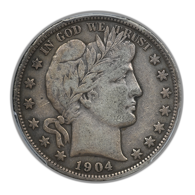 1904 Barber Half Dollar 50C PCGS VF30