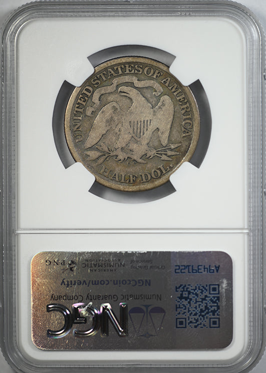 1872-CC Liberty Seated Half Dollar 50C NGC G4