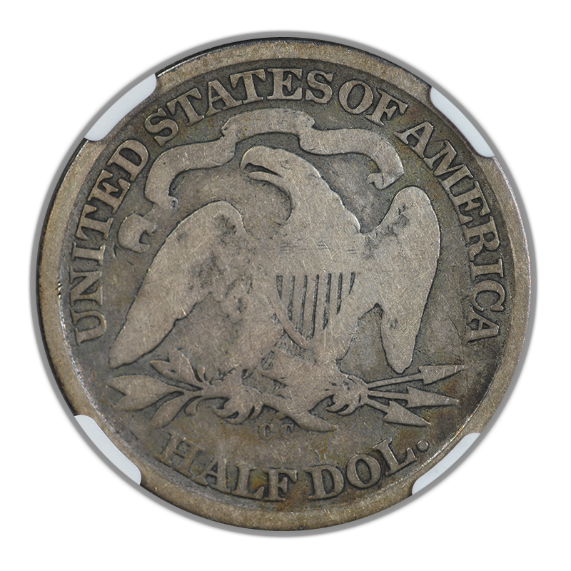 1872-CC Liberty Seated Half Dollar 50C NGC G4