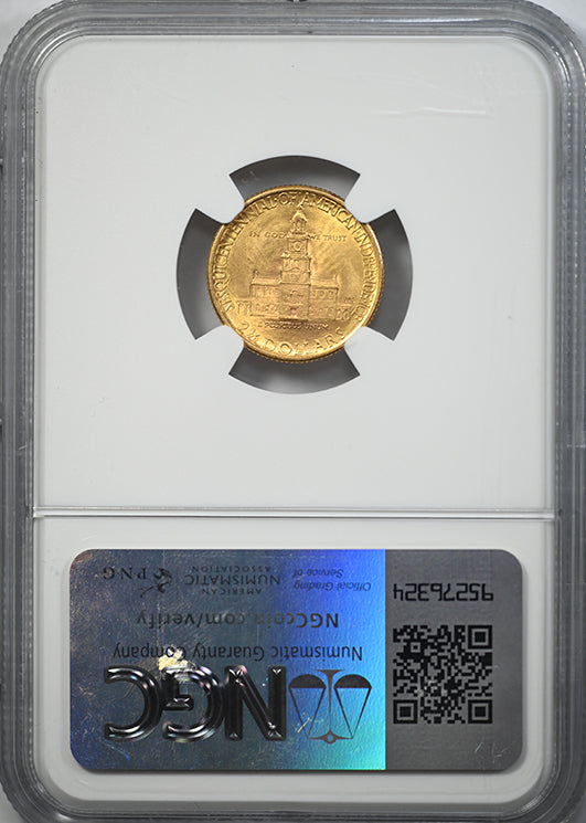 1926 American Sesquicentennial Classic Commemorative Gold Quarter Eagle $2.50 NGC MS64