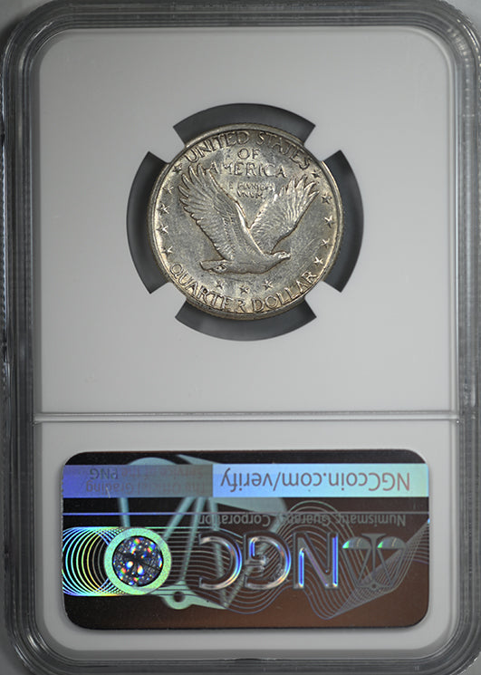 1924-S Standing Liberty Quarter 25C NGC AU58
