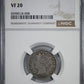 1885 Liberty V-Nickel 5C NGC VF20