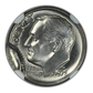 1975-D Roosevelt Dime 10C NGC Mint Error MS66 Partial Collar Obverse Brockage