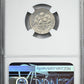 1965 Roosevelt Dime 10C NGC Mint Error MS62 Obverse Clad Layer Missing After Strike