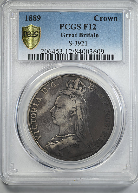 1889 Great Britain Crown PCGS F12 S-3921