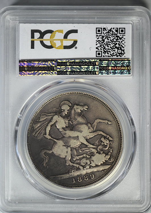 1889 Great Britain Crown PCGS F12 S-3921