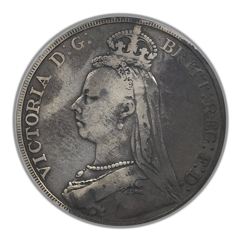 1889 Great Britain Crown PCGS F12 S-3921