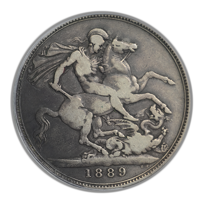 1889 Great Britain Crown PCGS F12 S-3921