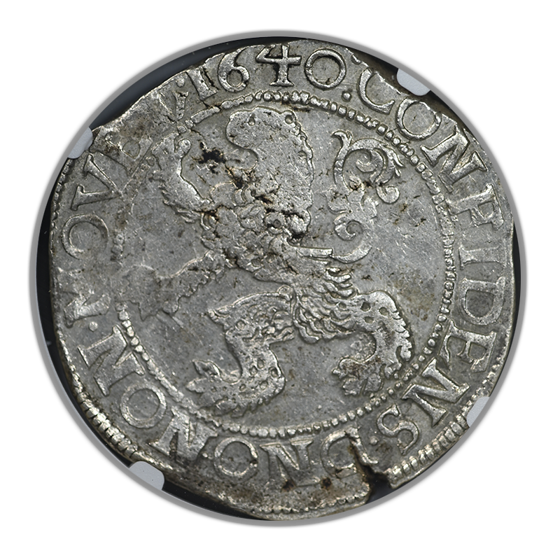 1640 Netherland 1LD Lion Daalder NGC AU58 - Utrecht DAV-4863