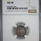 1880 CH G Mexico 10C Centavos NGC AU58