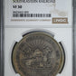 1950 Mo Southeastern Railroad Mexico 5 Silver Peso S5P NGC VF30 - Lowball