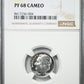 1951 Proof Roosevelt Dime 10C NGC PF68CAM Cameo