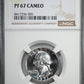 1951 Proof Washington Quarter 25C NGC PF67CAM Cameo