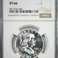 1951 Proof Franklin Half Dollar 50C NGC PF66