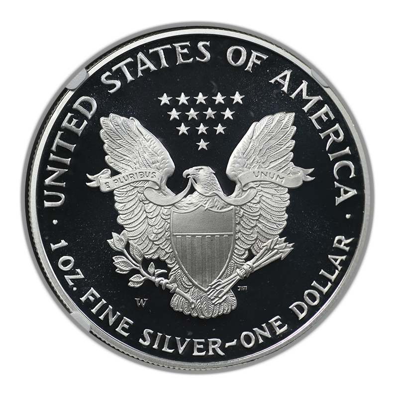 1995-W Proof American Silver Eagle S$1 NGC PF69 Ultra Cameo - Anniversary Set