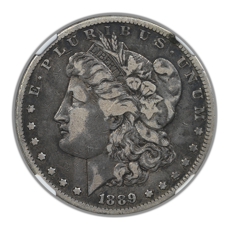 1889-CC Morgan Dollar $1 NGC F15