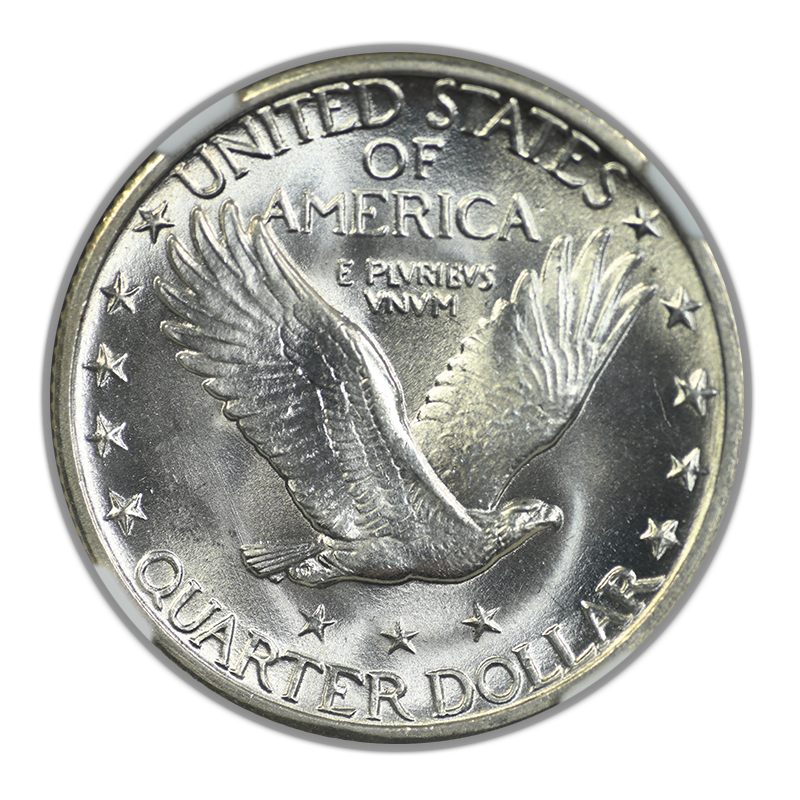 1929 Standing Liberty Quarter 25C NGC MS64FH - Full Head
