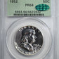 1952 Proof Franklin Half Dollar 50C PCGS PR64 CAC OGH