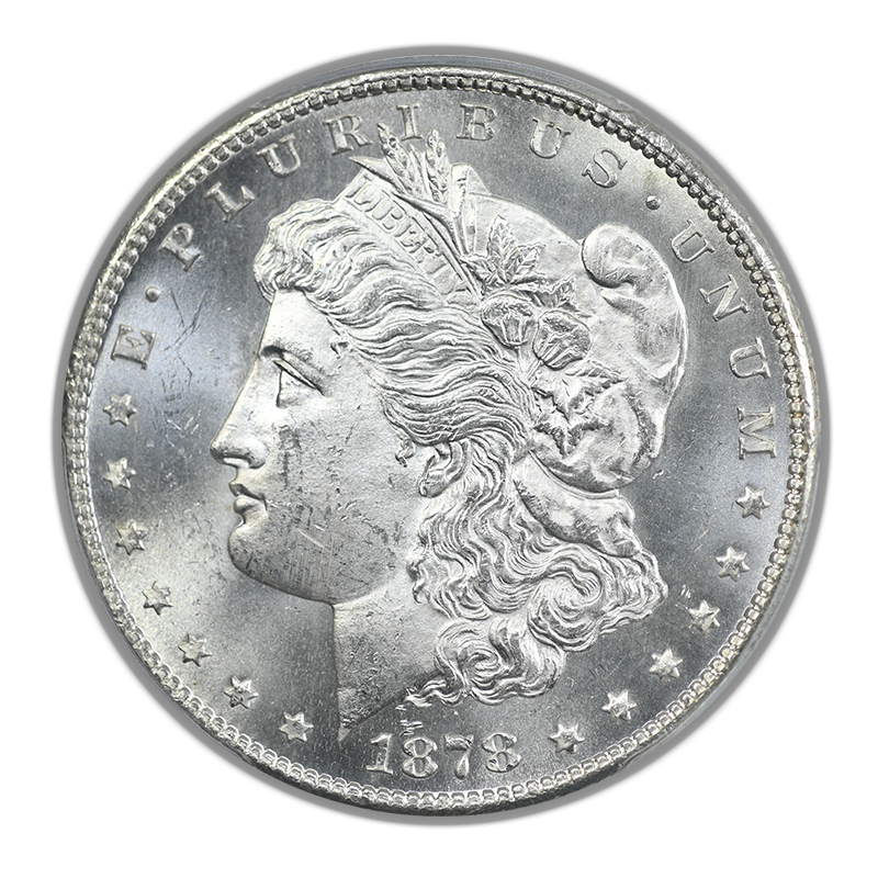 1878-S Morgan Dollar $1 PCGS MS64+