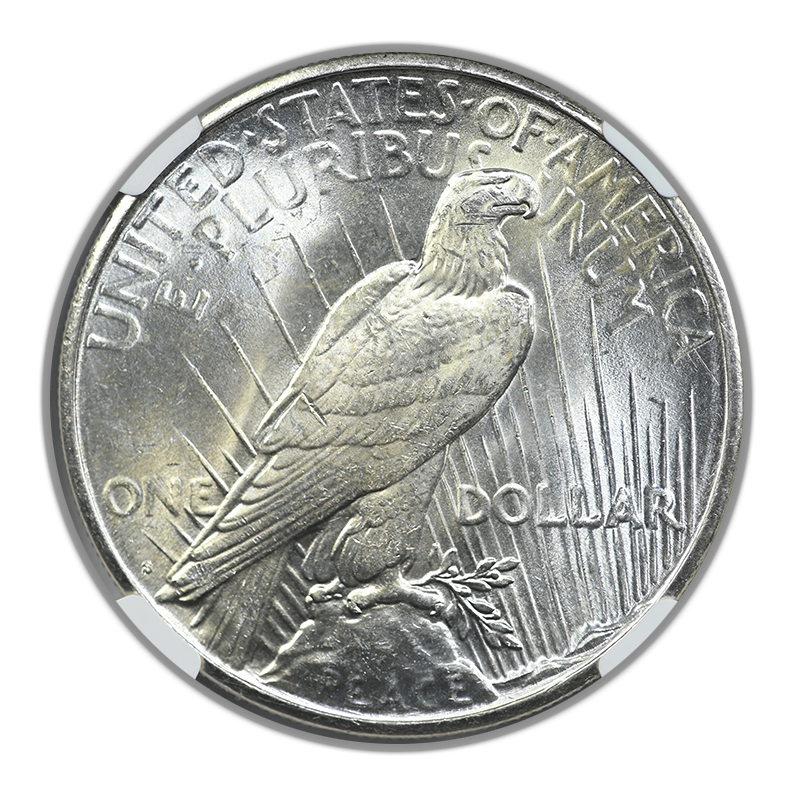 1924-S Peace Dollar $1 NGC MS65