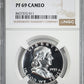 1955 Proof Franklin Half Dollar 50C NGC PF69CAM Cameo