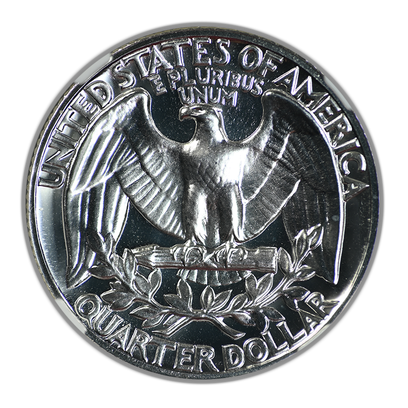 1963 Proof Doubled Die Reverse Washington Quarter 25C NGC PF68 FS-802 DDR