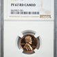 1950 Proof Lincoln Wheat Cent 1C NGC PF67RD CAMEO