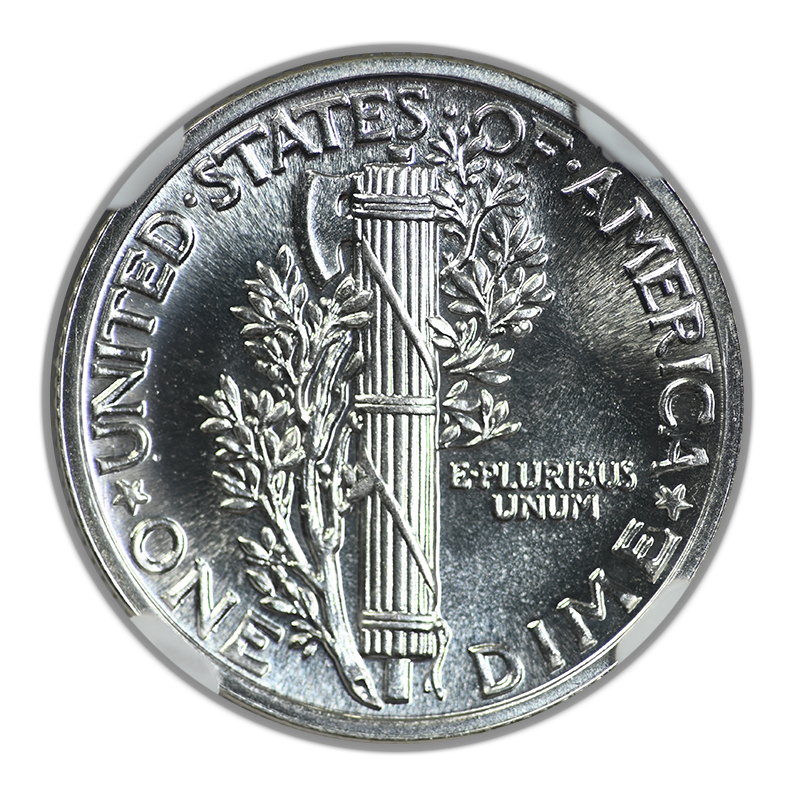 1942 Proof Mercury Dime 10C NGC PF66