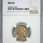 1938-D Buffalo Nickel 5C NGC MS66