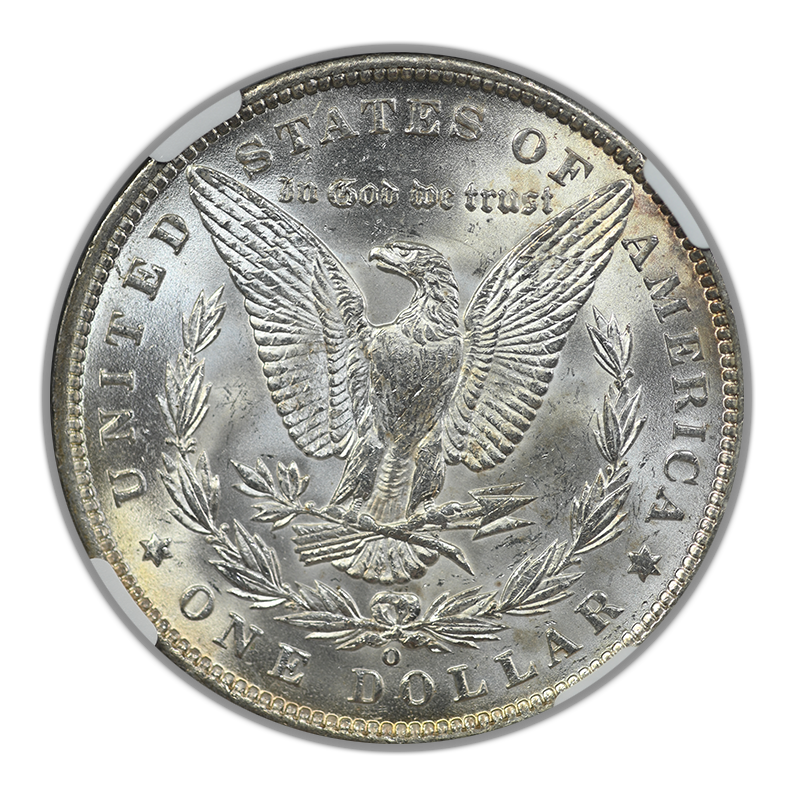 1890-O Morgan Dollar $1 NGC MS62