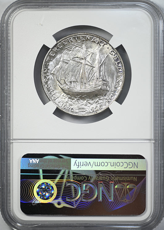 1920 Pilgrim Classic Commemorative Half Dollar 50C NGC MS64