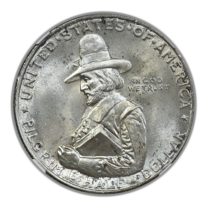 1920 Pilgrim Classic Commemorative Half Dollar 50C NGC MS64