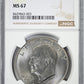 1971-D Clad Eisenhower Ike Dollar $1 NGC MS67