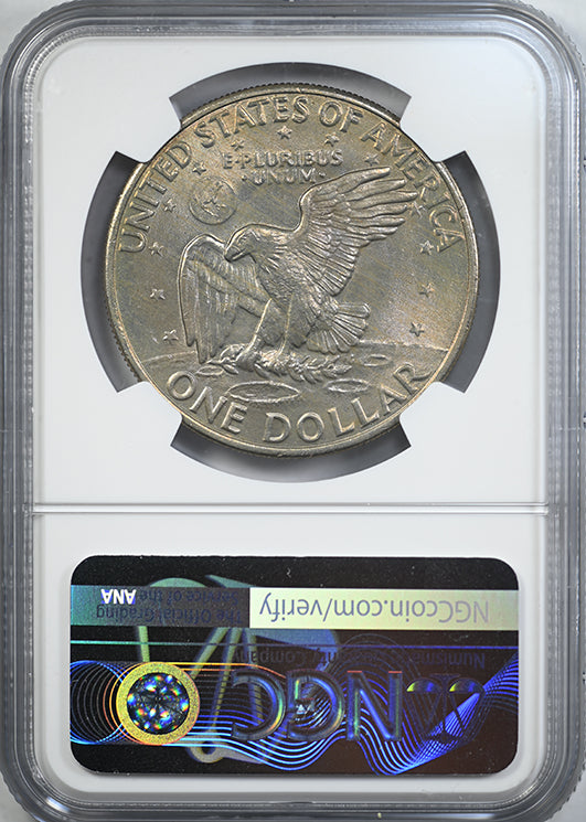1971-D Clad Eisenhower Ike Dollar $1 NGC MS67