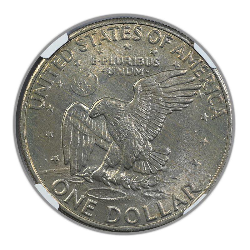 1971-D Clad Eisenhower Ike Dollar $1 NGC MS67