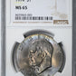 1974 Clad Eisenhower Ike Dollar $1 NGC MS65 - TONED!