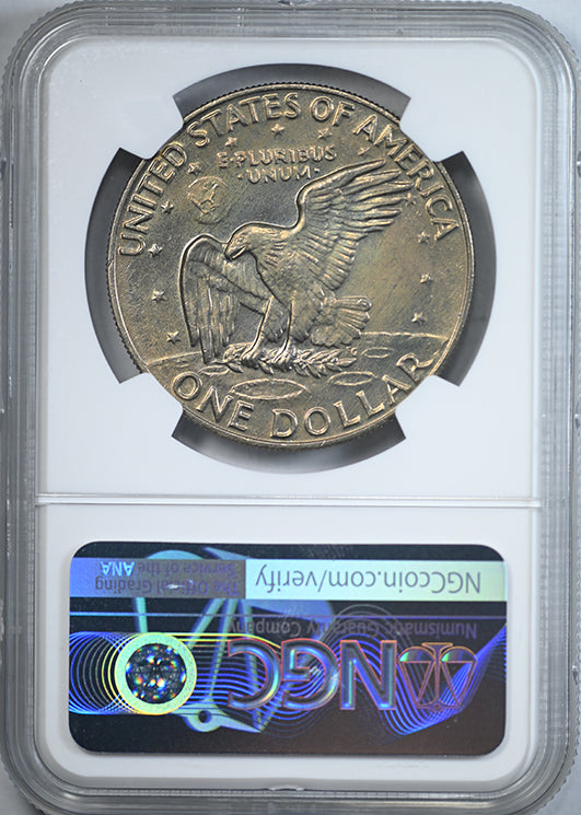 1977 Clad Eisenhower Ike Dollar $1 NGC MS64