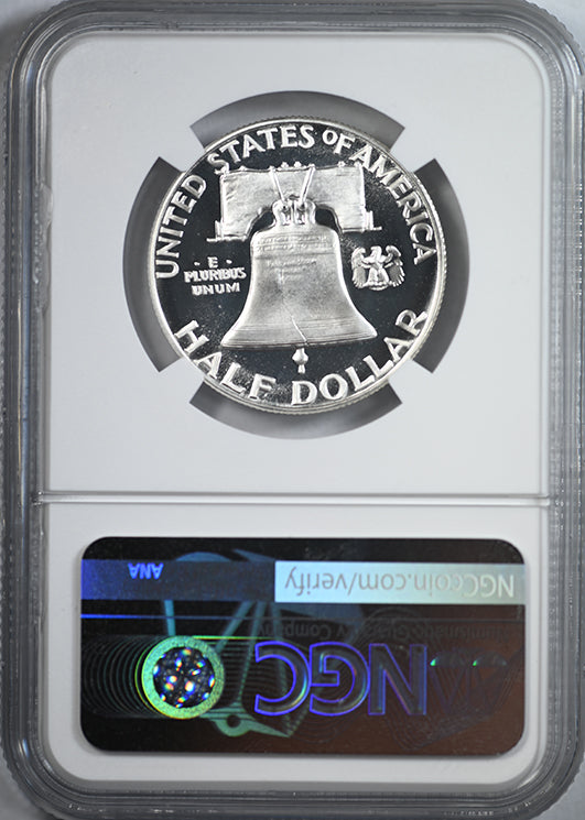 1956 Proof Type 1 Franklin Half Dollar 50C NGC PF69