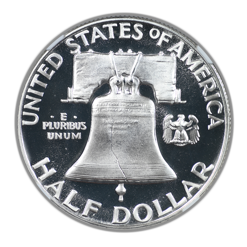 1956 Proof Type 1 Franklin Half Dollar 50C NGC PF69