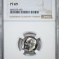 1970 Proof No S Roosevelt Dime 10C NGC PF69
