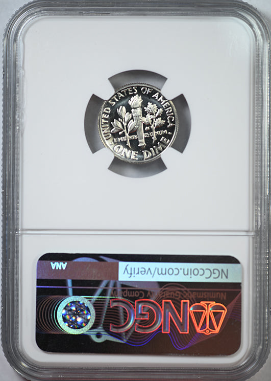 1970 Proof No S Roosevelt Dime 10C NGC PF69