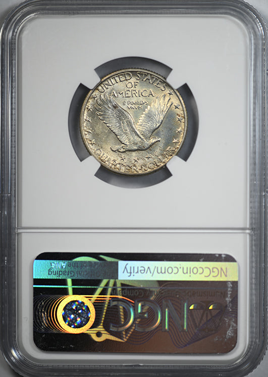 1927 Standing Liberty Quarter 25C NGC MS66