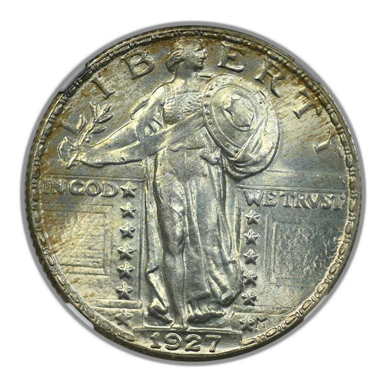1927 Standing Liberty Quarter 25C NGC MS66