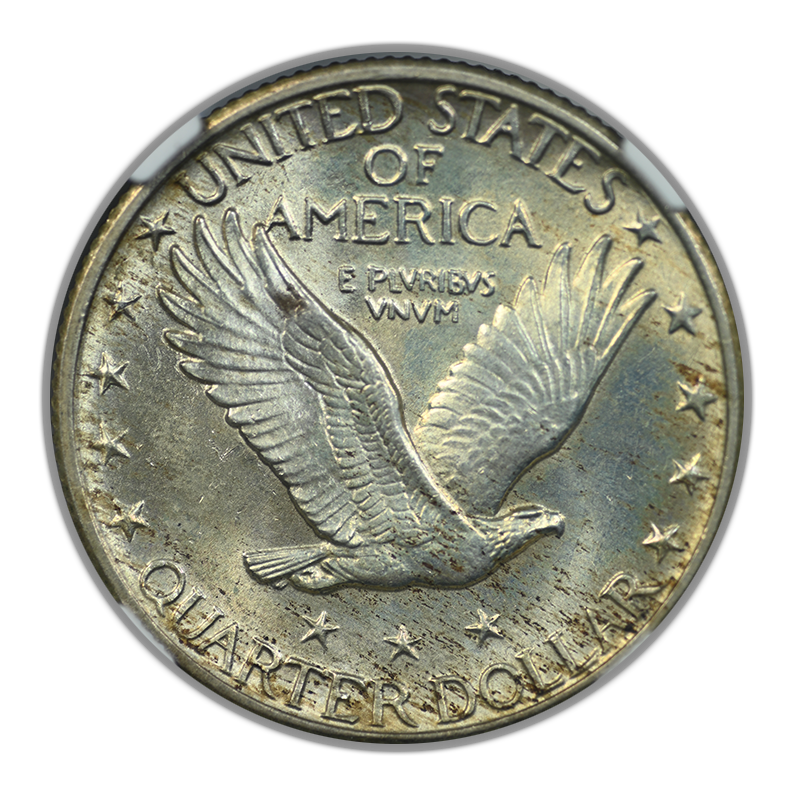 1927 Standing Liberty Quarter 25C NGC MS66